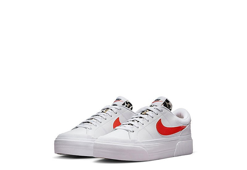 Nike Womens Court Legacy Lift Sneaker - White | Rack Room Shoes