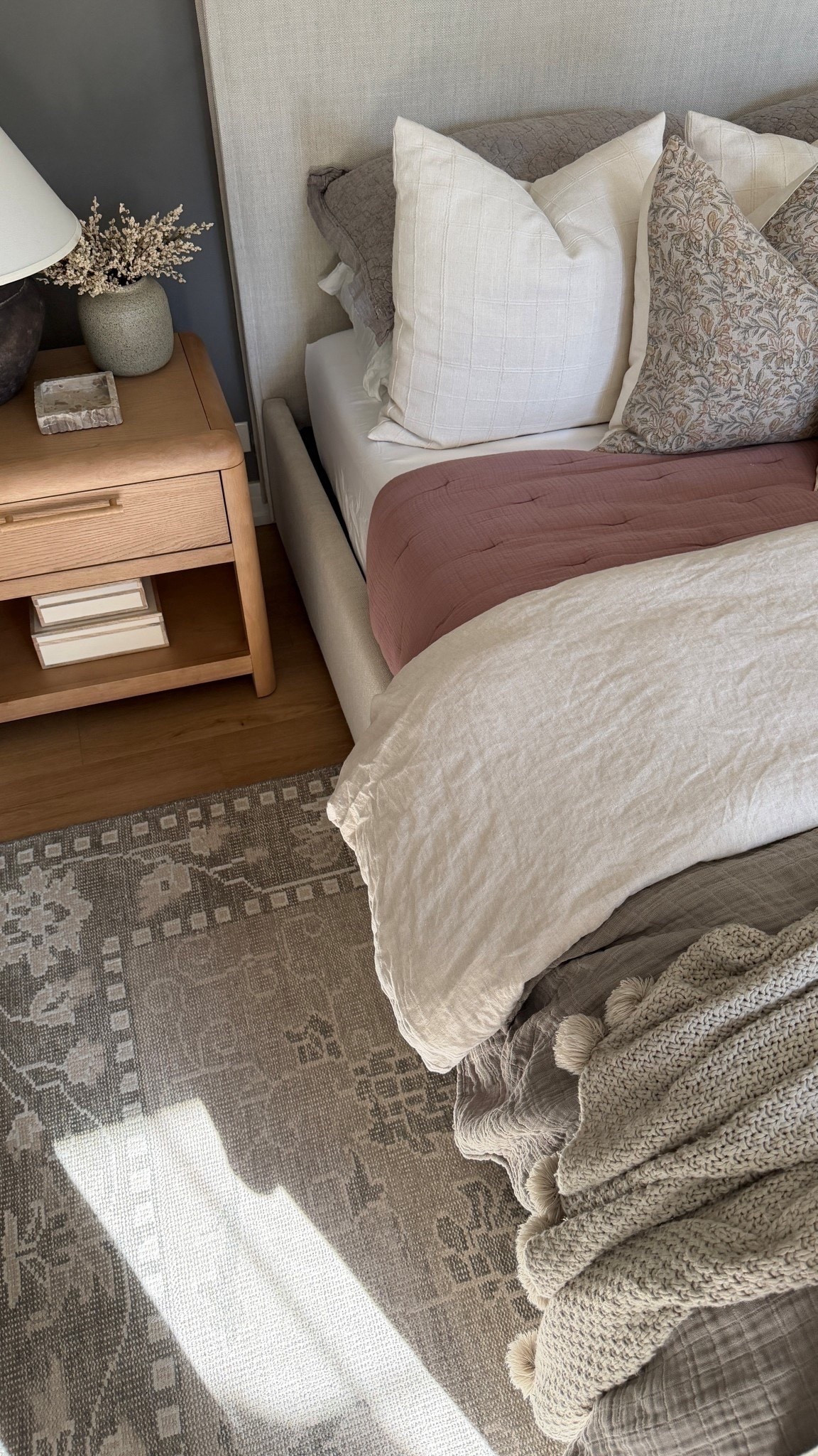 The prettiest fig quilt from @onequince  😍😍 I love the organic gauze and the color is perfect for spring. 50% off typical retail markups too! 

#LTKSaleAlert #LTKHome