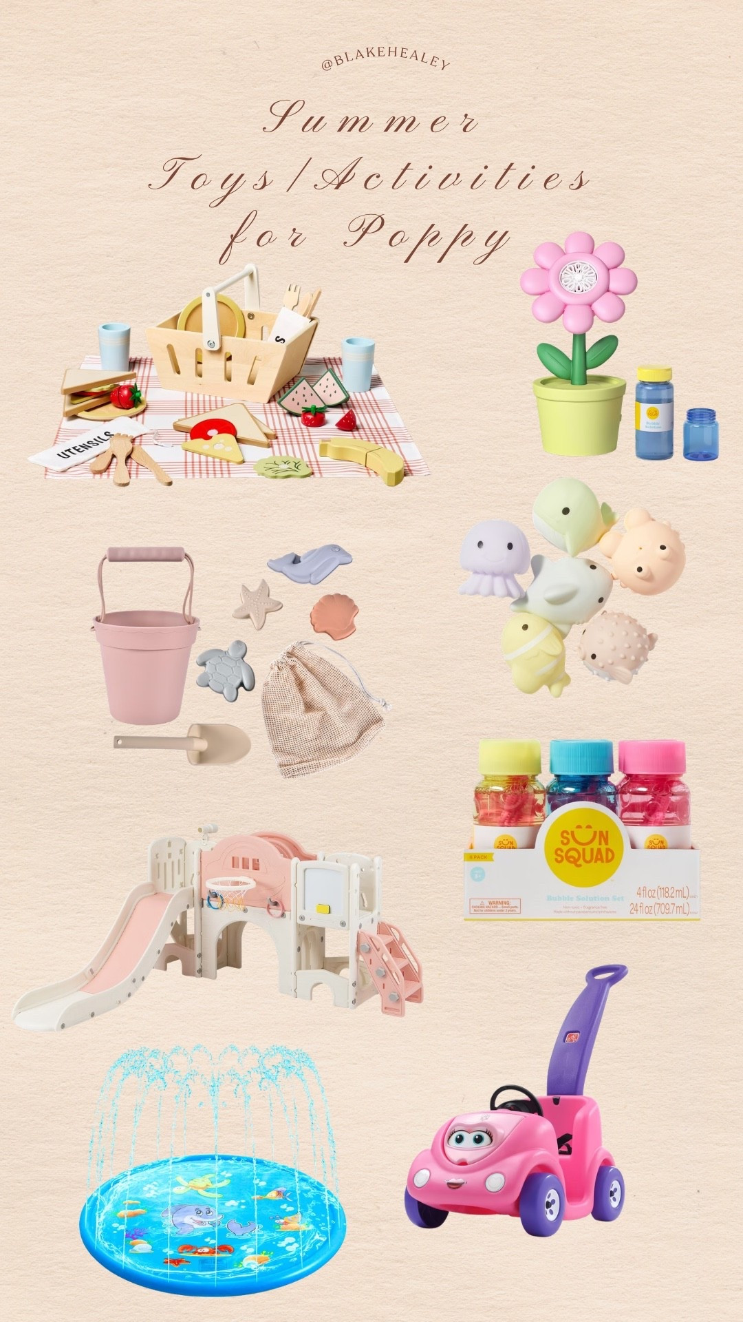 Summer toys for Poppy 

 #LTKmomlife #LTKBaby #LTKKids
