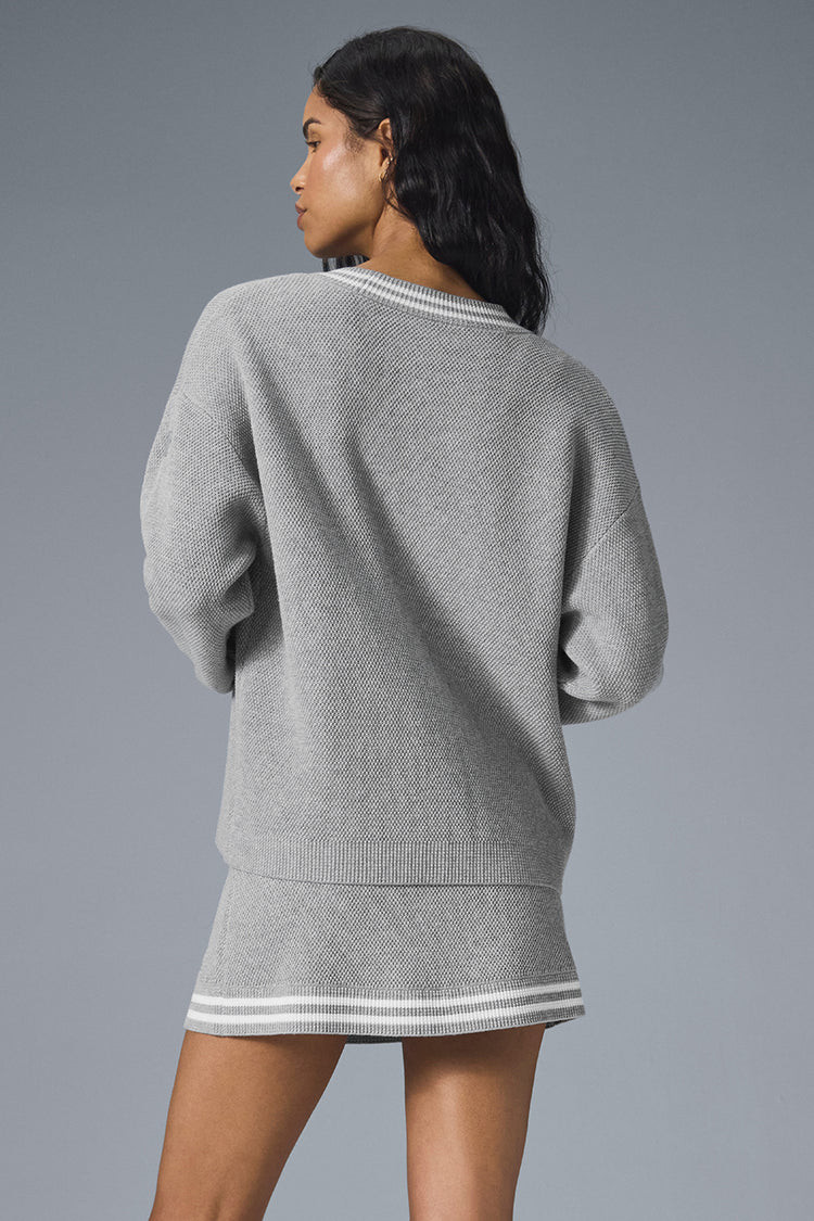 Tennis Club Sweater Knit Cardigan | Alo Yoga (US)