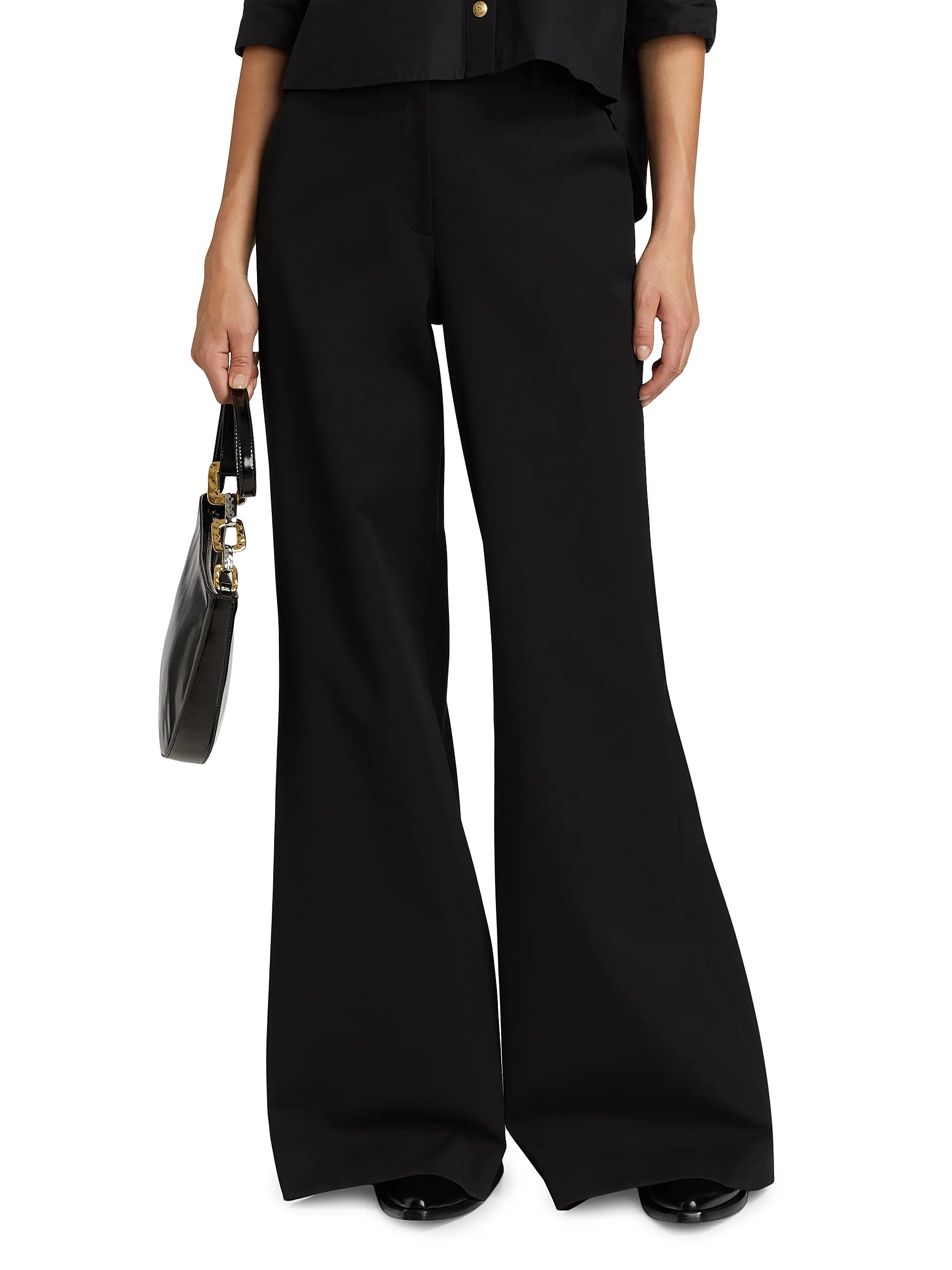Pilar Mid-Rise Flare Trousers | Saks Fifth Avenue