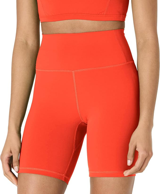 Amazon Essentials Women's Active FormFlex Buttery Soft High Waist Biker Shorts | Amazon (US)