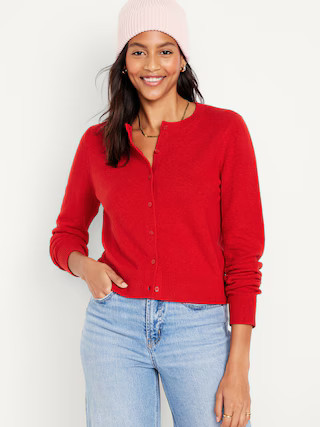 SoSoft Cropped Cardigan Sweater for Women | Old Navy (US)