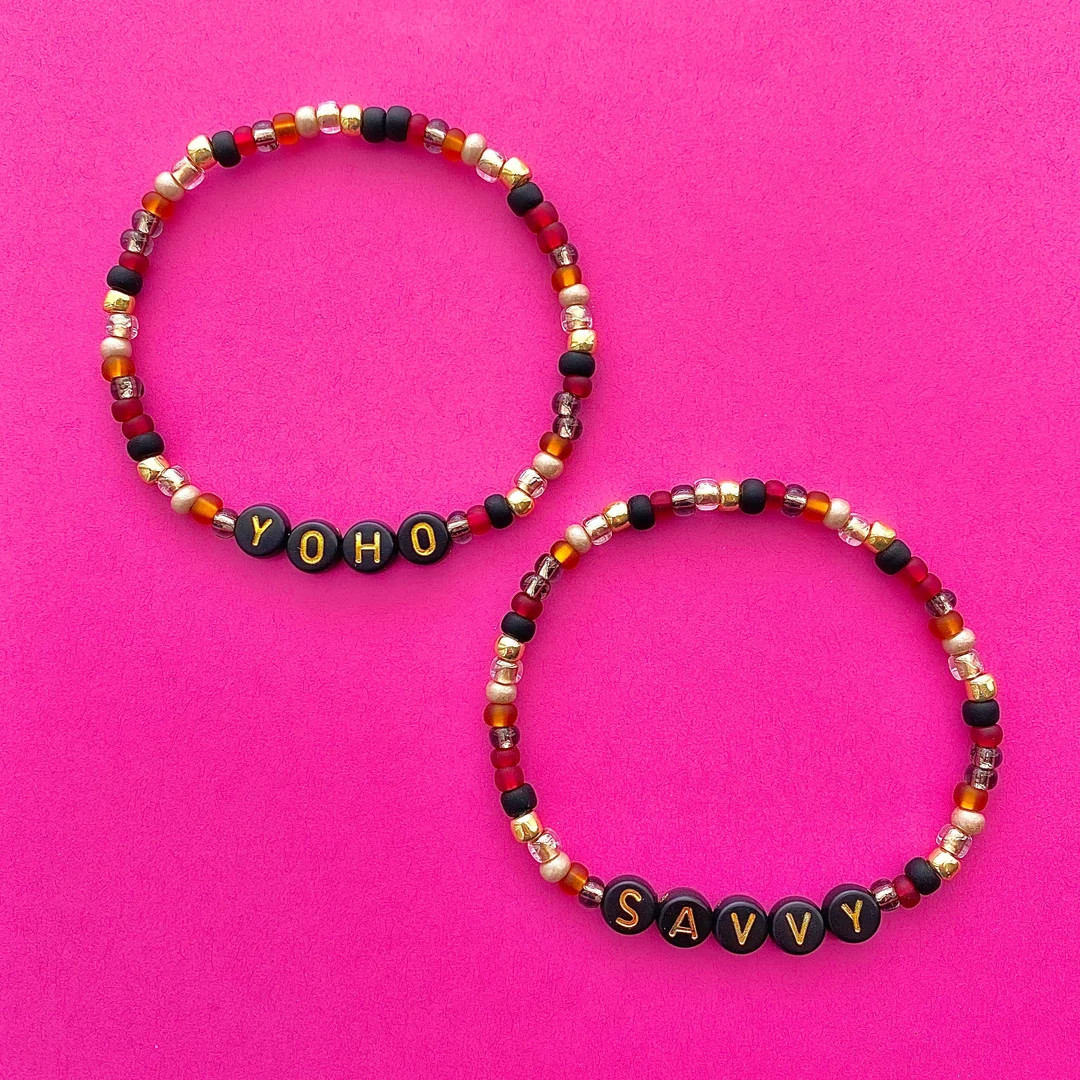 Pirates of The Caribbean YoHo & Savvy Beaded Bracelets | Etsy (US)