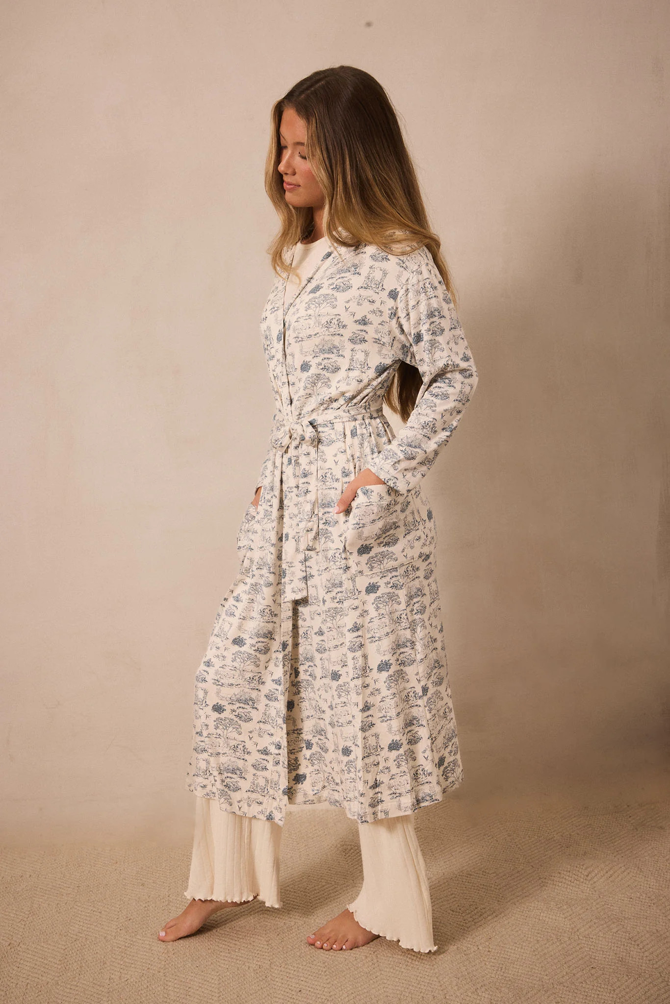 Bleu Toile Robe | Solly Baby