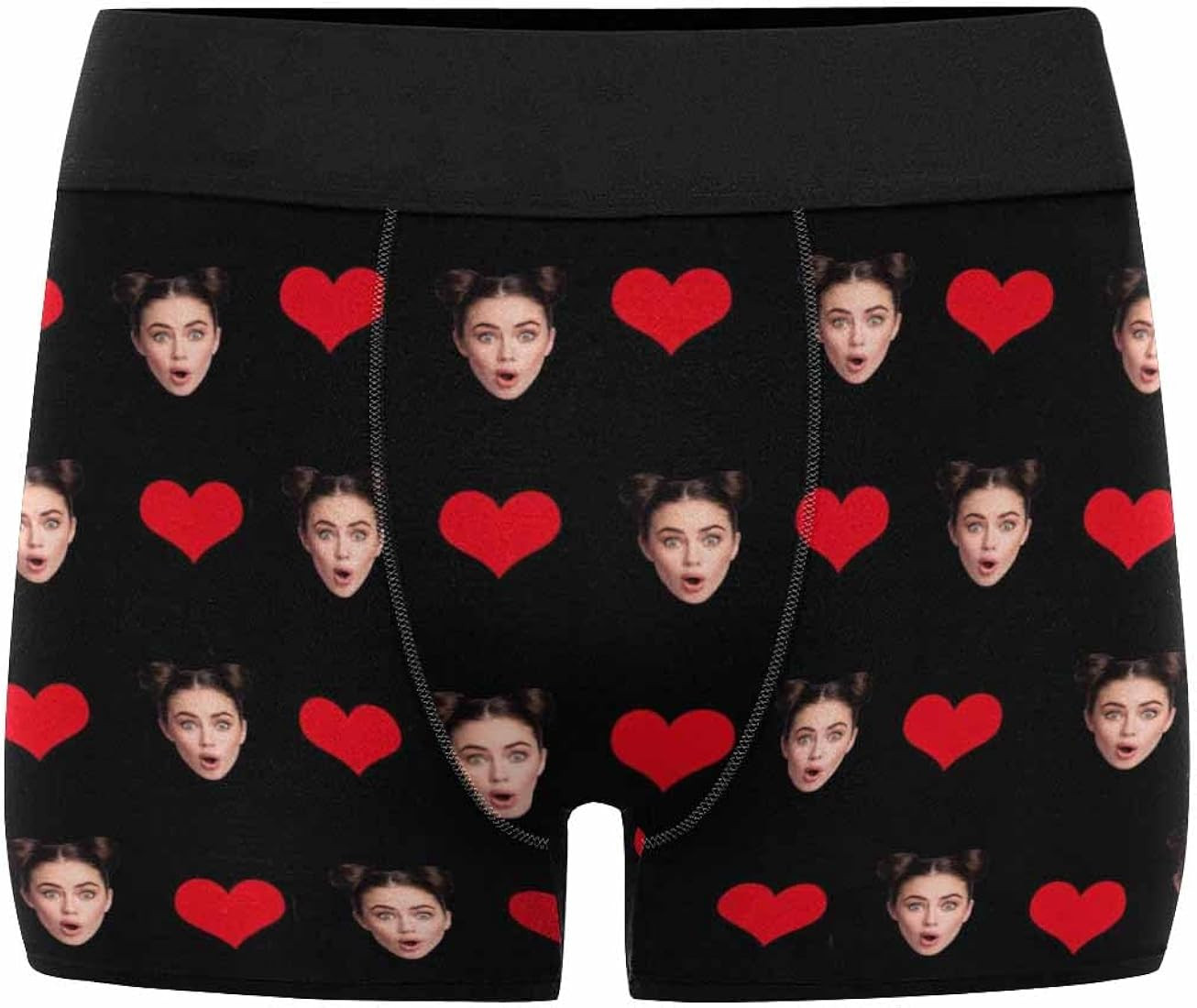 Customized Mens Valentine Boxer Briefs with Face Gift for Husband Men | Amazon (US)