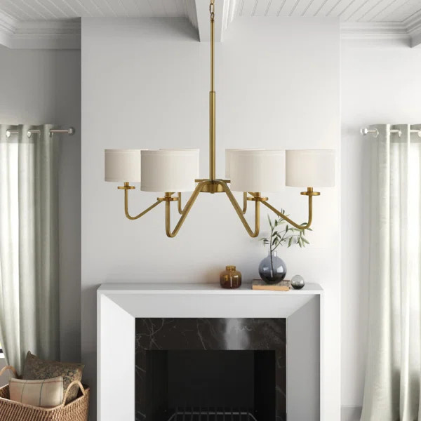 Loudoun 6 - Light Shaded Classic Chandelier | Wayfair North America