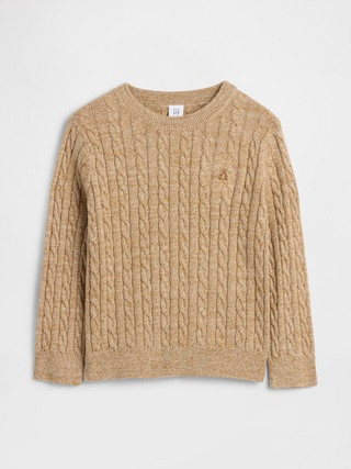 babyGap Cable-Knit Crewneck Sweater | Gap Factory