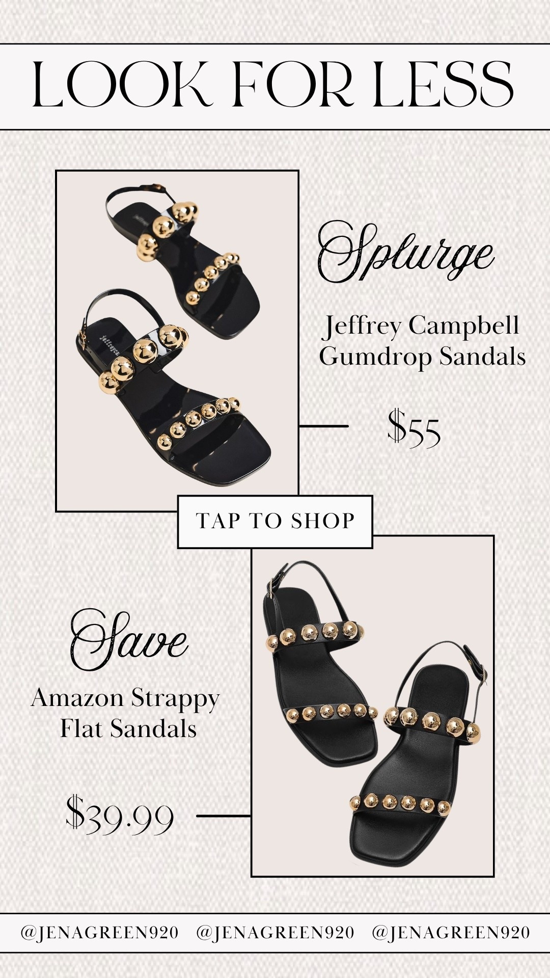 Look For Less | Studded Sandals | Summer Sandals | Amazon Sandals

#LTKootd #LTKSeasonal