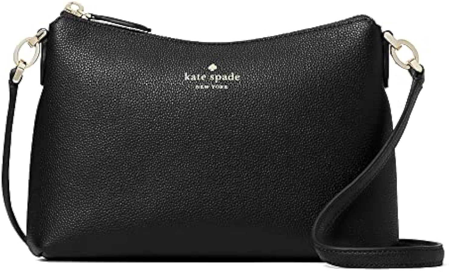Kate Spade K4651 BLK Genuine Leather Shoulder Bag Cross Body Bag Bailey Textured Leather Crossbod... | Amazon (US)