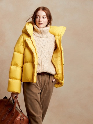 Water-Repellent Puffer Jacket | Banana Republic (US)