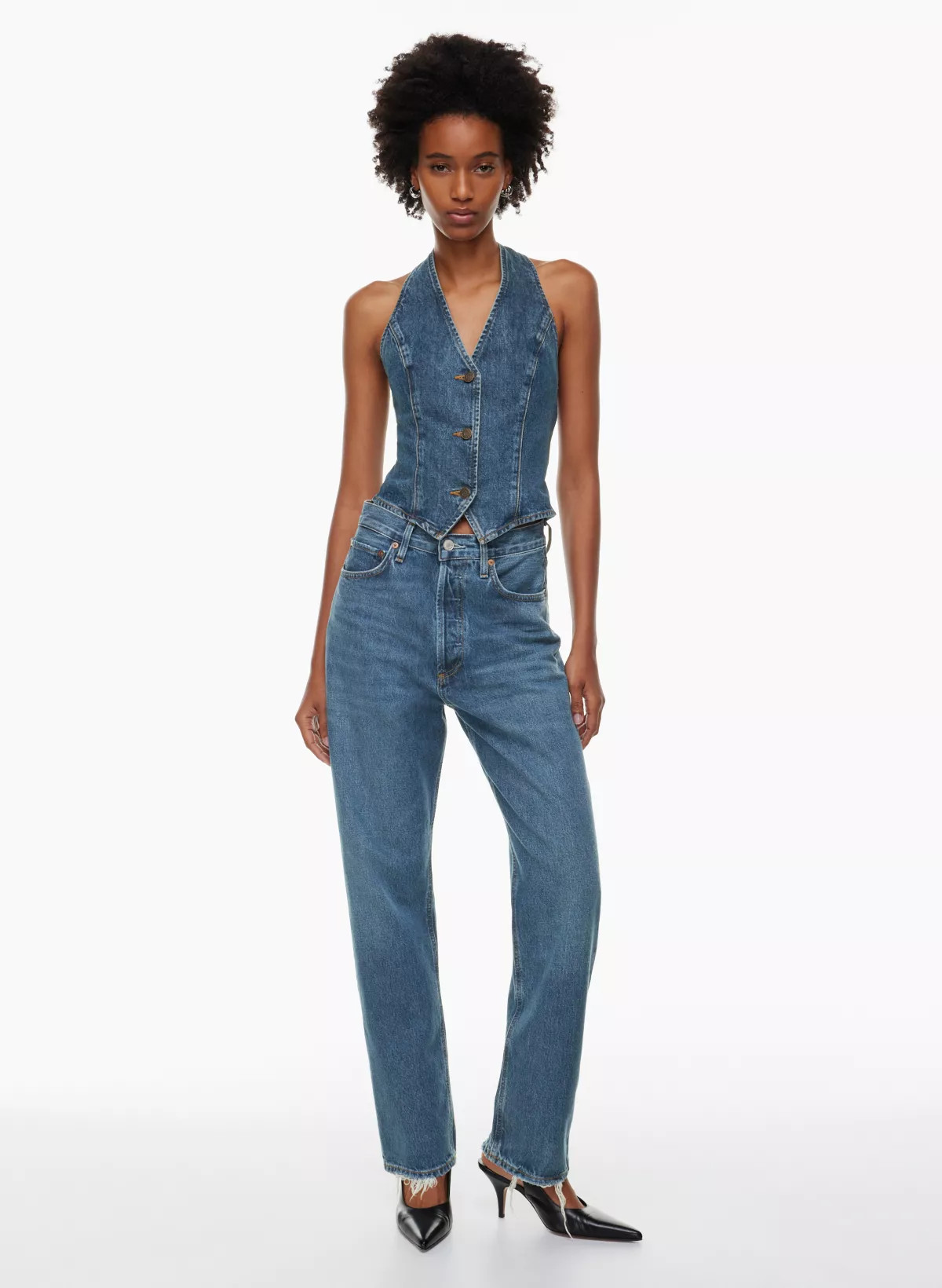 '90S PINCH WAIST JEAN | Aritzia