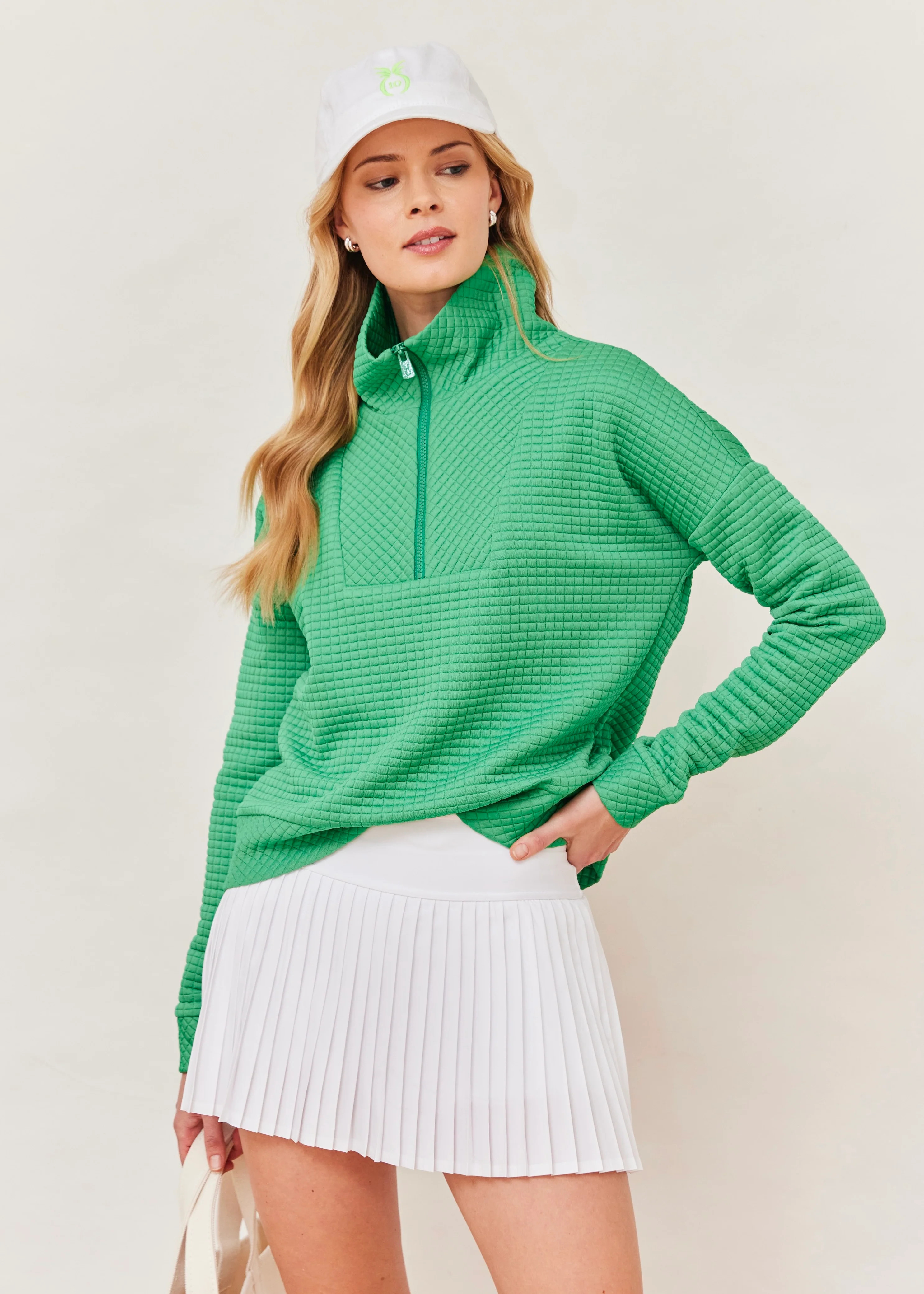 Putnam Pullover in Waffle (Jelly Bean) | Dudley Stephens