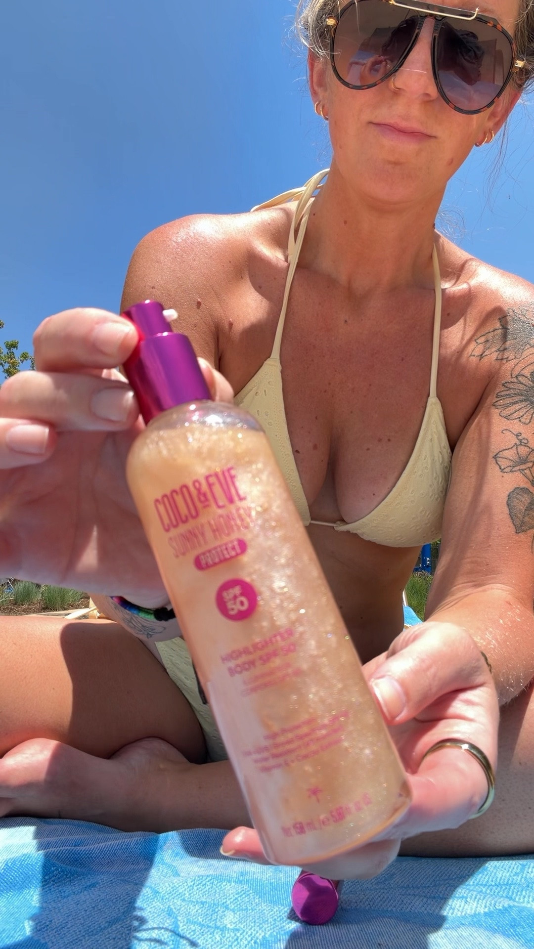 I loooove this body highlighter!! The sparkles are so pretty and it has spf50 


@Coco & Eve

#LTKOver40 #LTKSwim #LTKBeauty