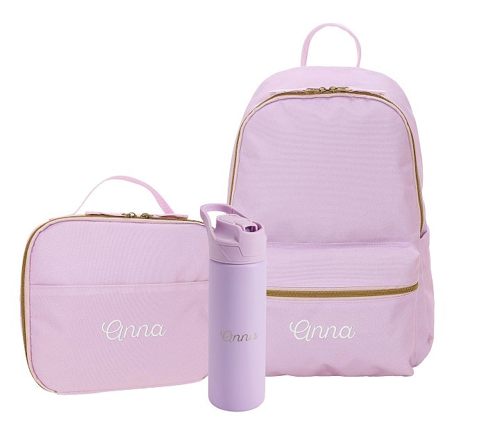 Colby Lilac Backpack & Lunch Bundle, Set of 3 | Pottery Barn Kids