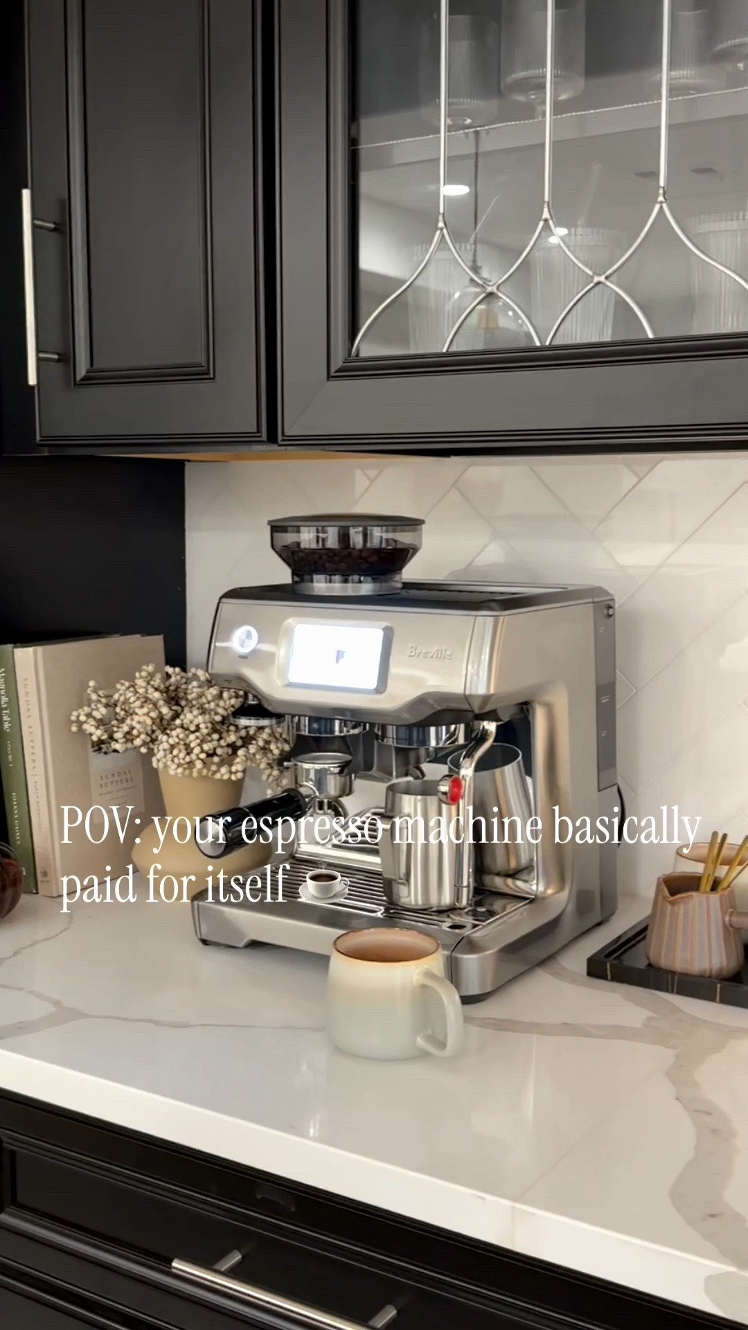 My At-Home Coffee Bar ☕️🤎

One of my favorite kitchen purchases! This Breville espresso machine makes the best at-home lattes and cappuccinos, and I love having my own little coffee shop right in my kitchen.✨

Even better, it’s ON SALE for Early Prime Day! Linking my espresso machine + all my coffee bar essentials below! 🤎

#LTKHome #LTKSaleAlert
