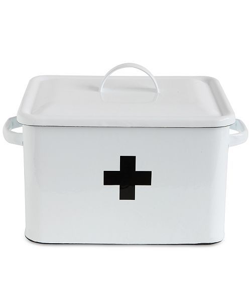 Enameled First Aid Box with Lid | Macys (US)