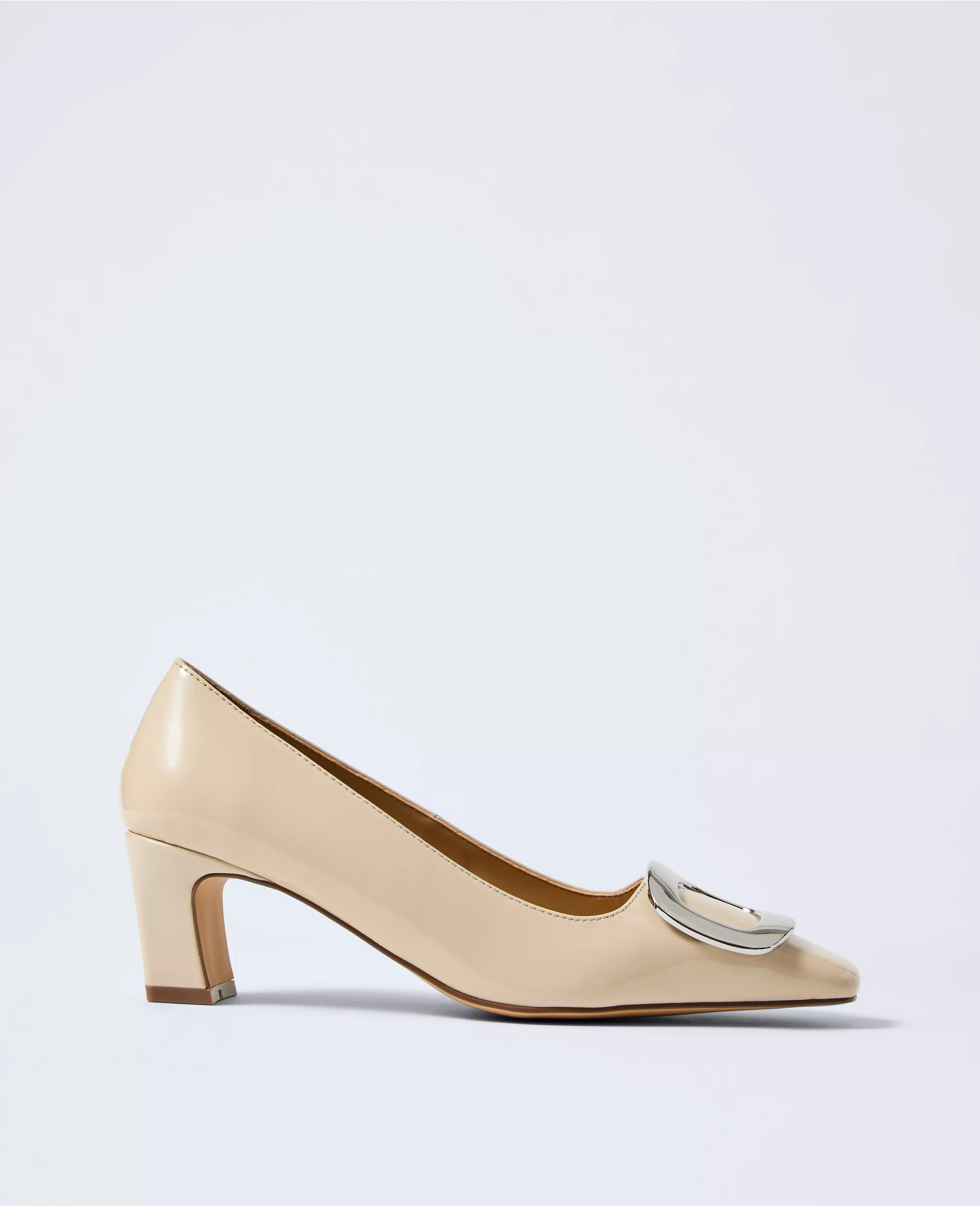Patent Leather Buckle Pump | Ann Taylor