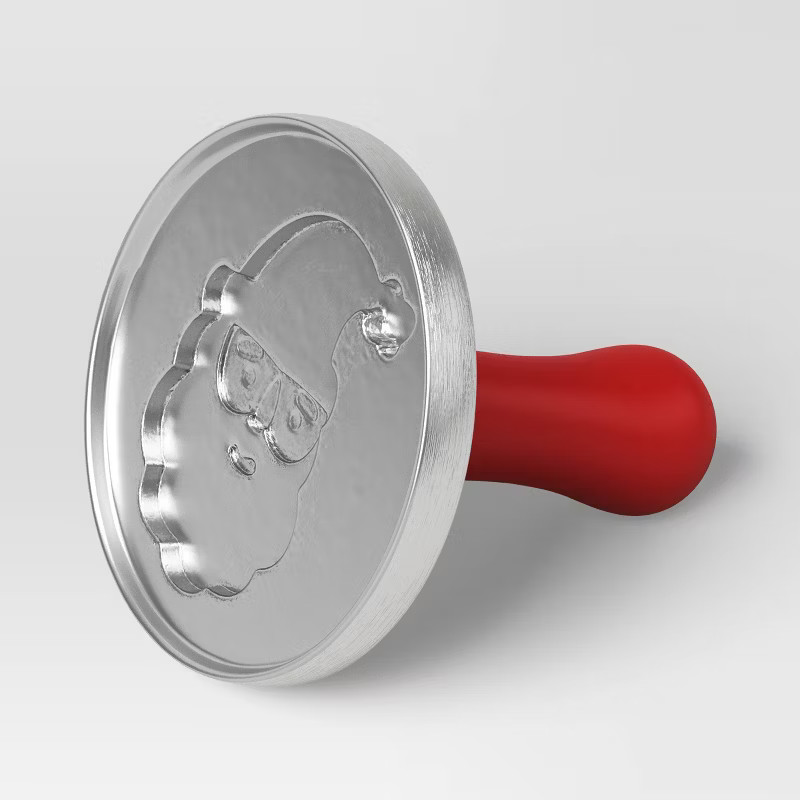 Christmas Cooking Stamp 'Santa' Pie Mold Red - Wondershop™ | Target