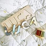 Name Puzzle - Wood Name Puzzle - Kids Name Puzzle - Personalized Name Puzzle - Todlers toy - Name Pu | Amazon (US)
