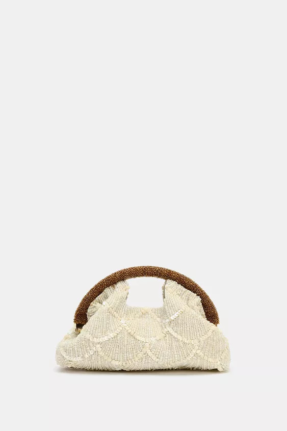 APPLIQUÉ CLUTCH BAG | Zara UK
