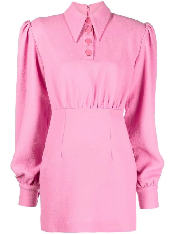 puff-sleeve mini dress | Farfetch Global