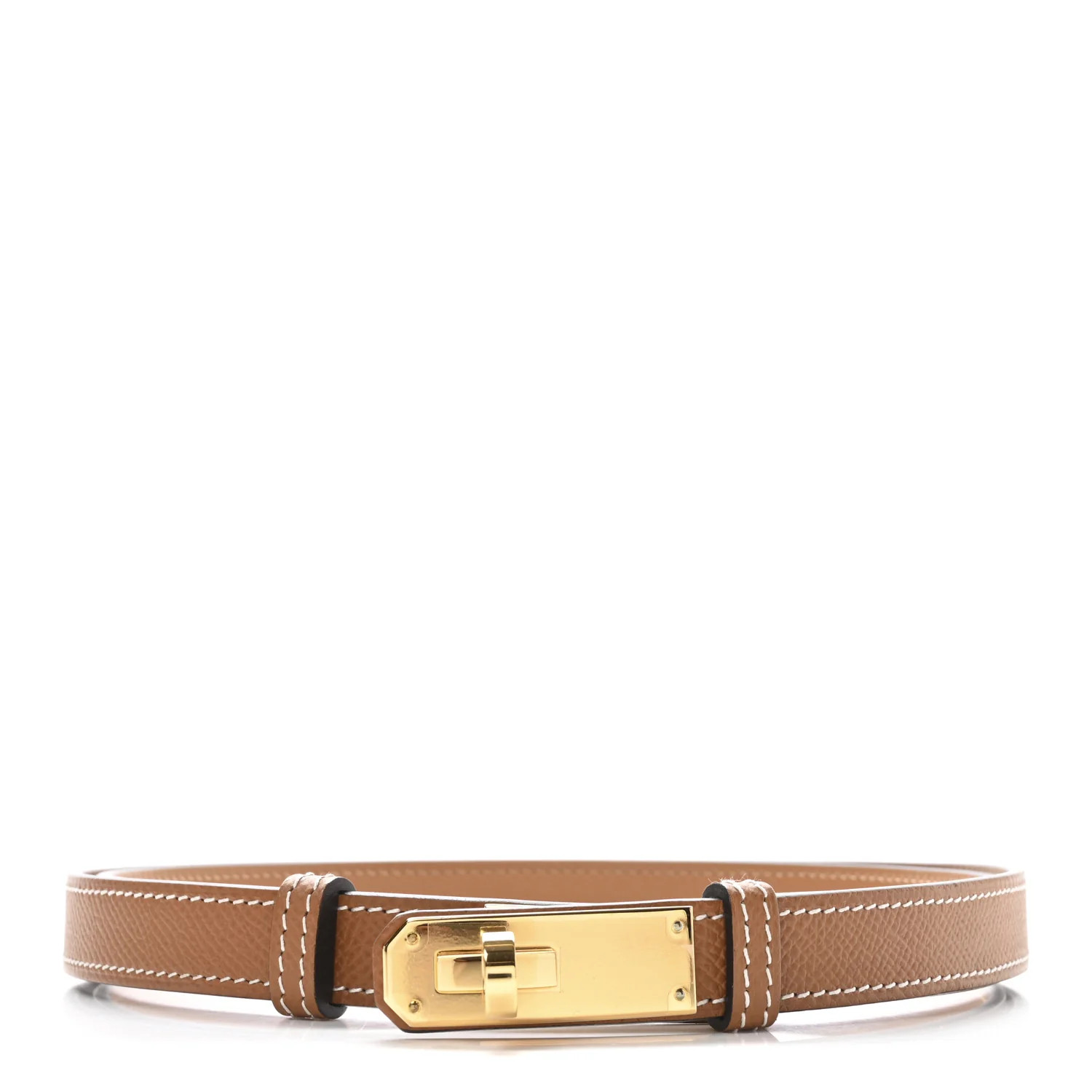 Epsom Kelly Belt Gold | FASHIONPHILE (US)