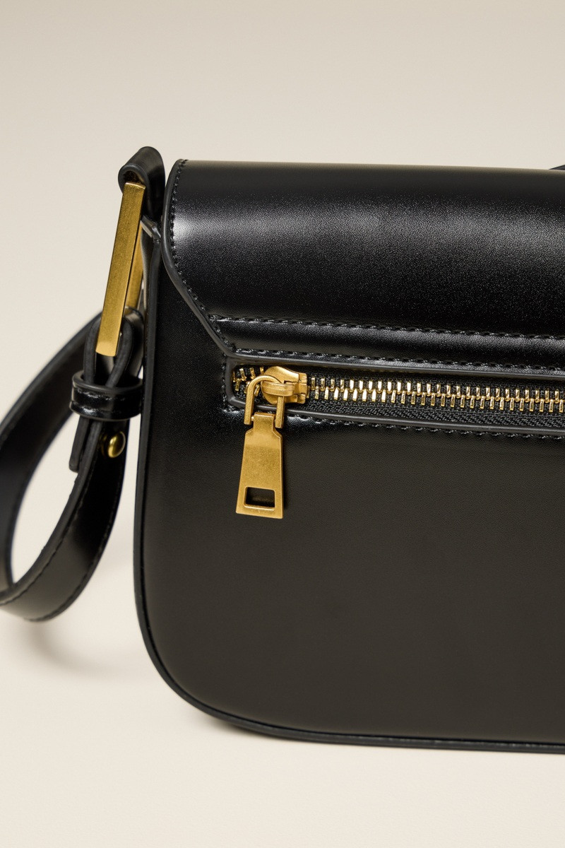 Lara Button Flap Shoulder Bag | Francesca's