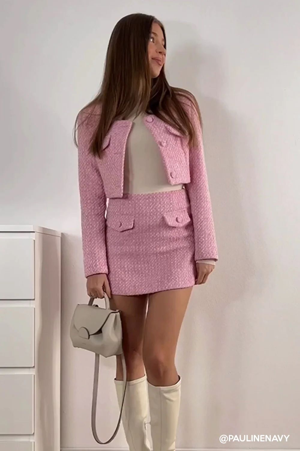 Liz Tweed Mini Skirt | Storets (Global)