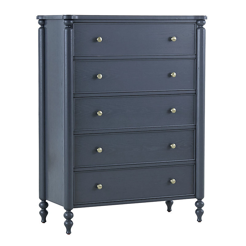 Dover 5-Drawer Tall Dresser - Navy - Ballard Designs | Ballard Designs, Inc.