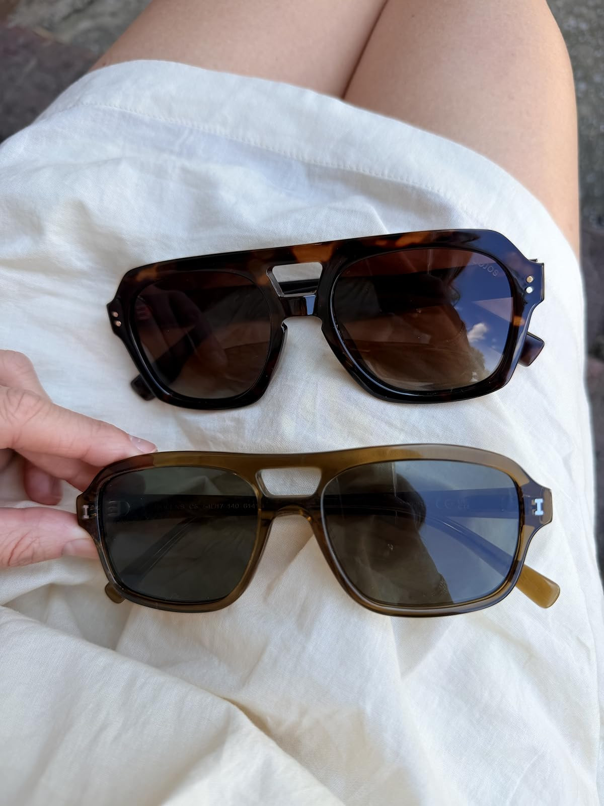 Stylish aviator sunglasses to elevate your outfit. Perfect for sunny days! #AmazonFashion #Sunglasses #SOJOS 

 #LTKdayinmylife #LTKgrwm #LTKootd