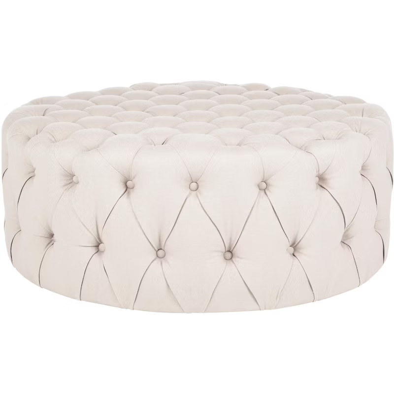 Charlene Tufted Cocktail Ottoman  - Safavieh | Target