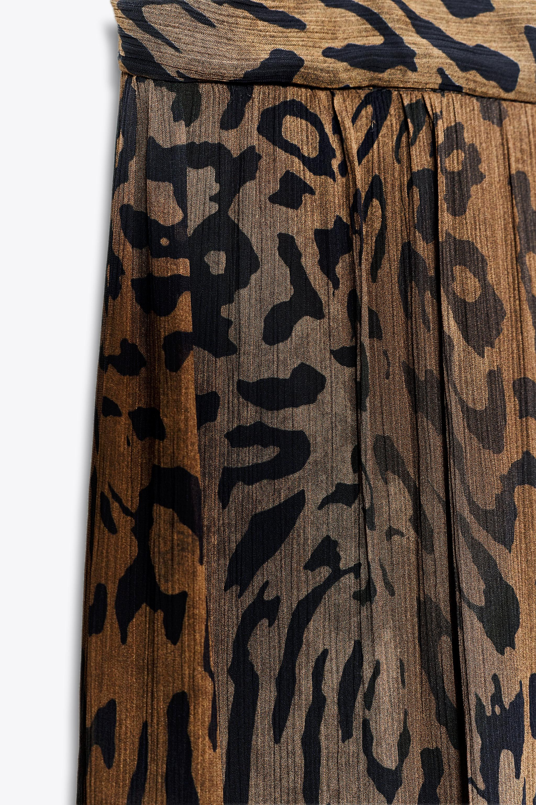 ZW COLLECTION ANIMAL PRINT BLOOMER PANTS | Zara US