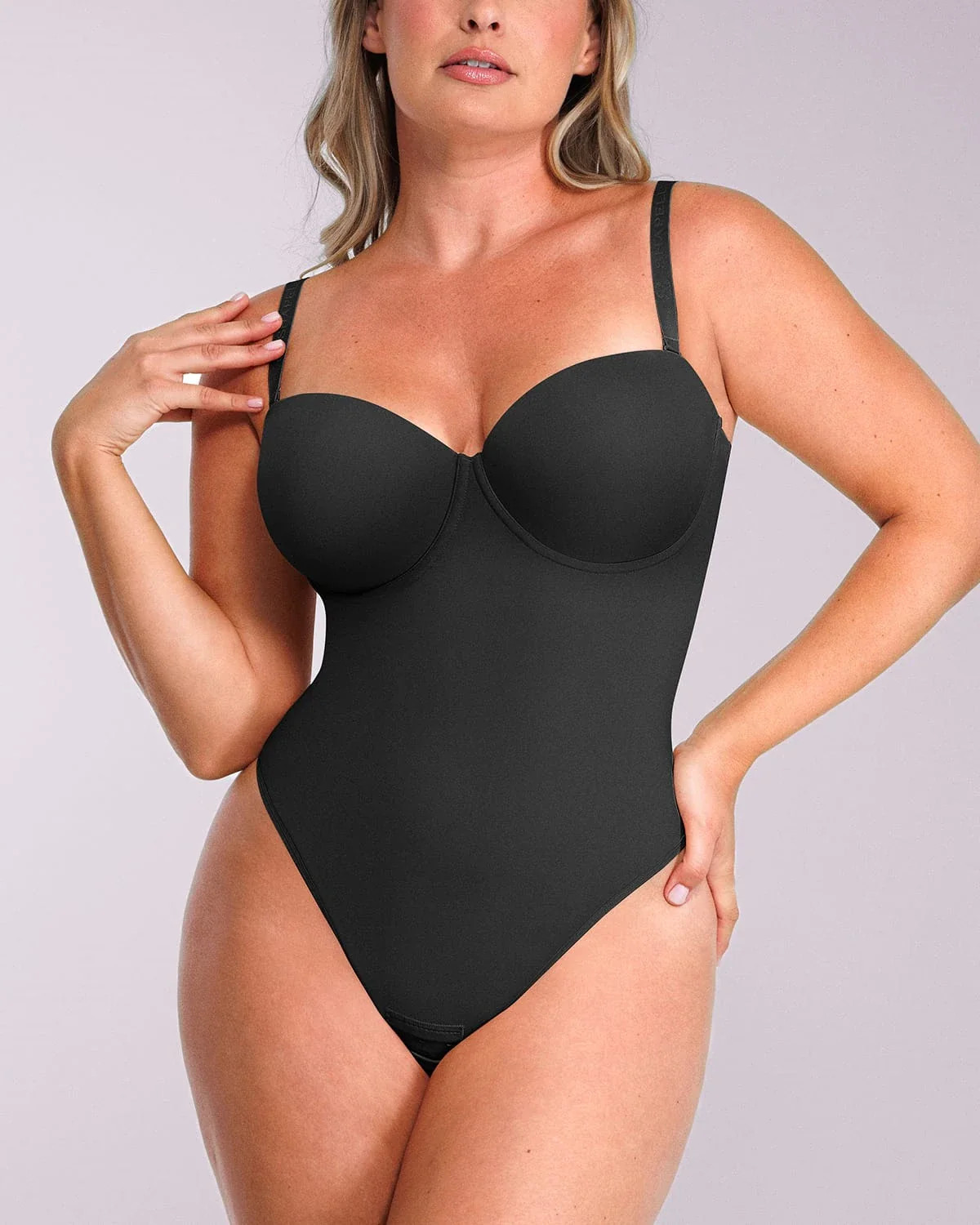 Bare Essentials™ AirSlim® Strapless Thong Bodysuit | Shapellx Affiliate Program