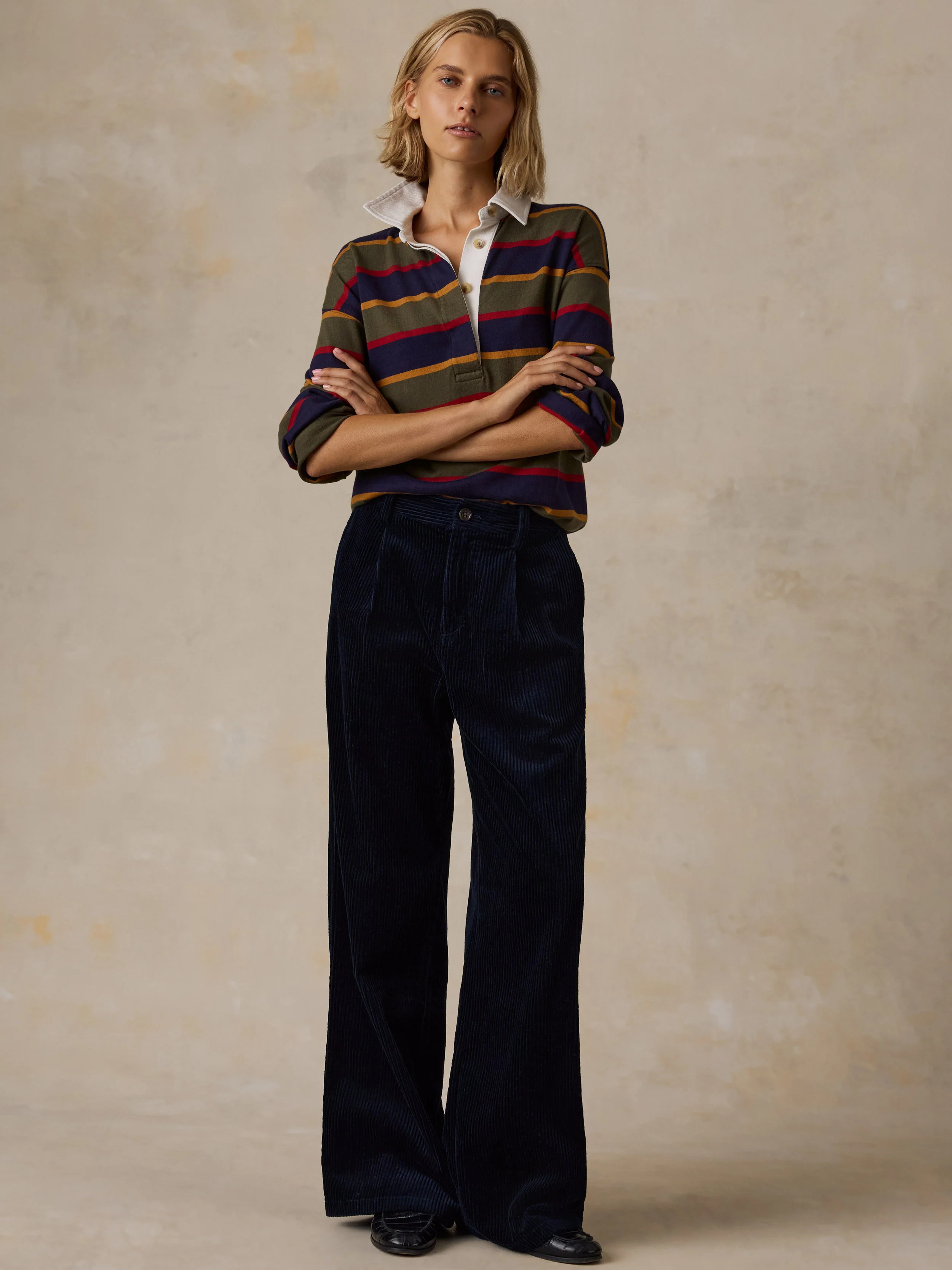 Hometown Rugby - Sprucemont Stripe | Faherty