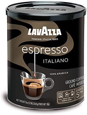Lavazza Espresso Italiano Ground Coffee Blend, Medium Roast, 8-Ounce Cans, Pack of 4 (Packaging M... | Amazon (US)