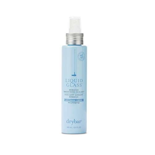 Drybar Liquid Glass Miracle Smoothing Sealant for Fine-Medium Hair, 6.4 oz | Heat Protectant for Hair, Lasts through 3 Washes for Long-Lasting Frizz Resistance and High-Shine Finish | Amazon (US)