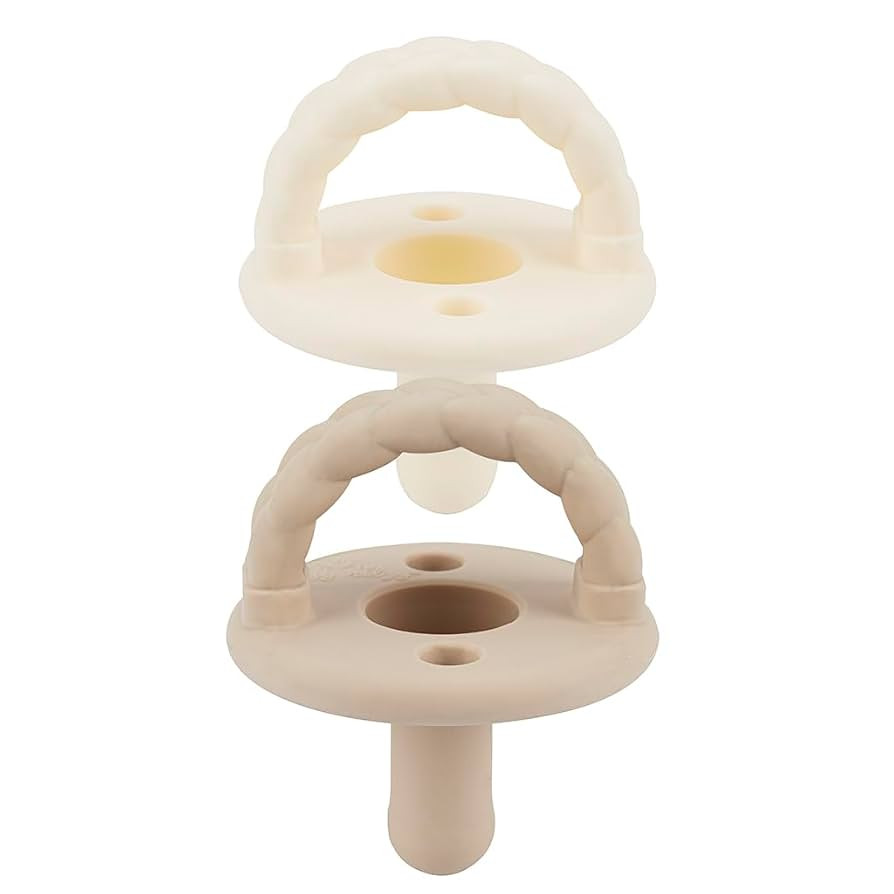 Itzy Ritzy Silicone Pacifiers for Ages 6-18 Months - Itzy Soother Pacifiers Feature Collapsible H... | Amazon (US)