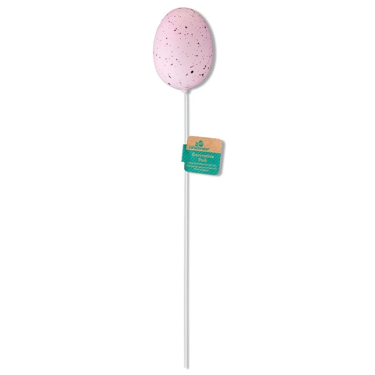 Speckled Egg Decorative Pick, Purple, 10", Easter by Way To Celebrate | Walmart (US)