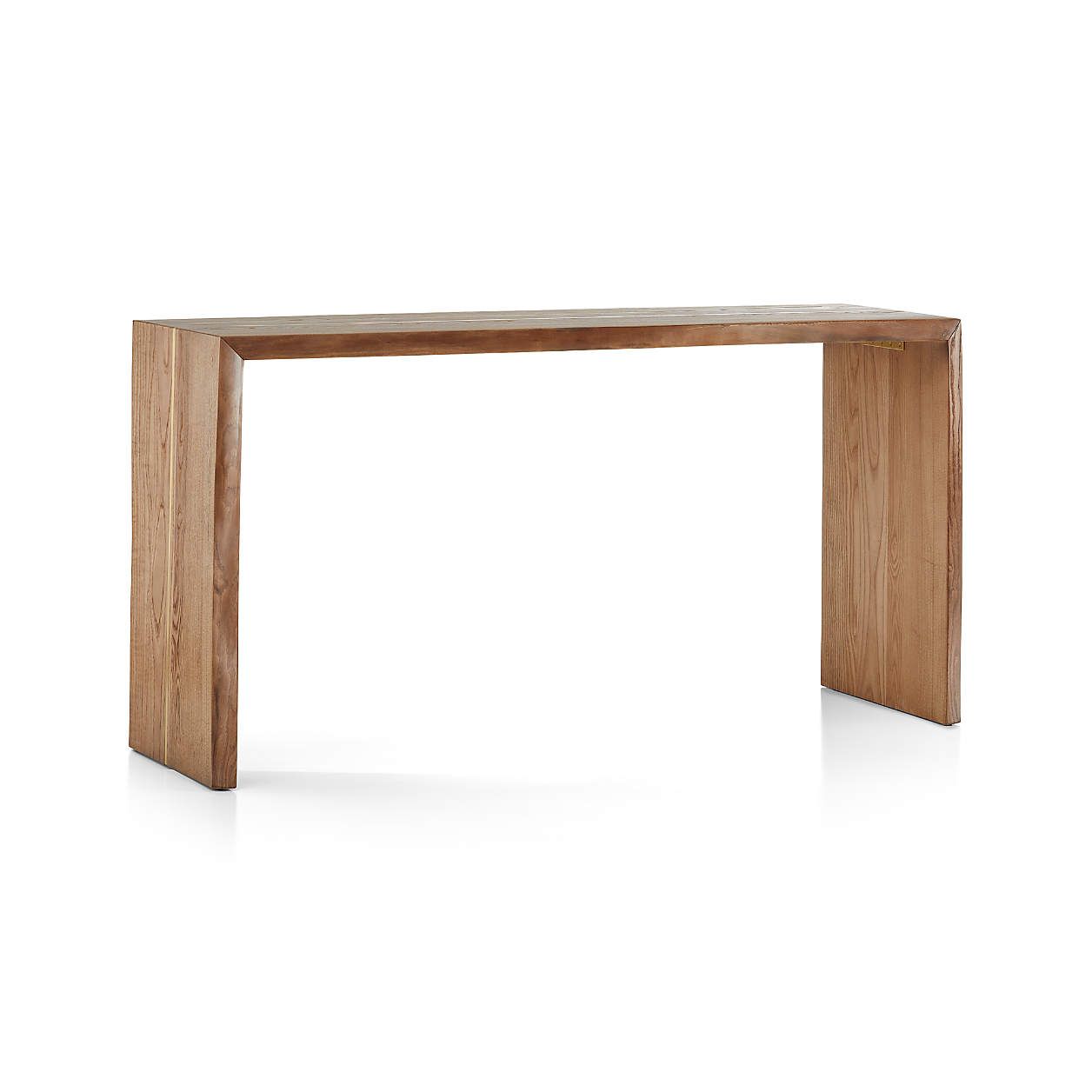 Montana 60x18 Live Edge Console Table + Reviews | Crate and Barrel | Crate & Barrel