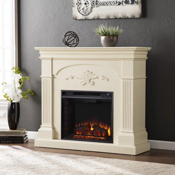 Brigid 44.75'' W Electric Fireplace | Wayfair North America