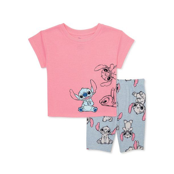 DisneyDisney Stitch Girls Print Pajama Set, 2-Piece, Sizes 4- 10USD$10.98(5.0)5 stars out of 23 r... | Walmart (US)