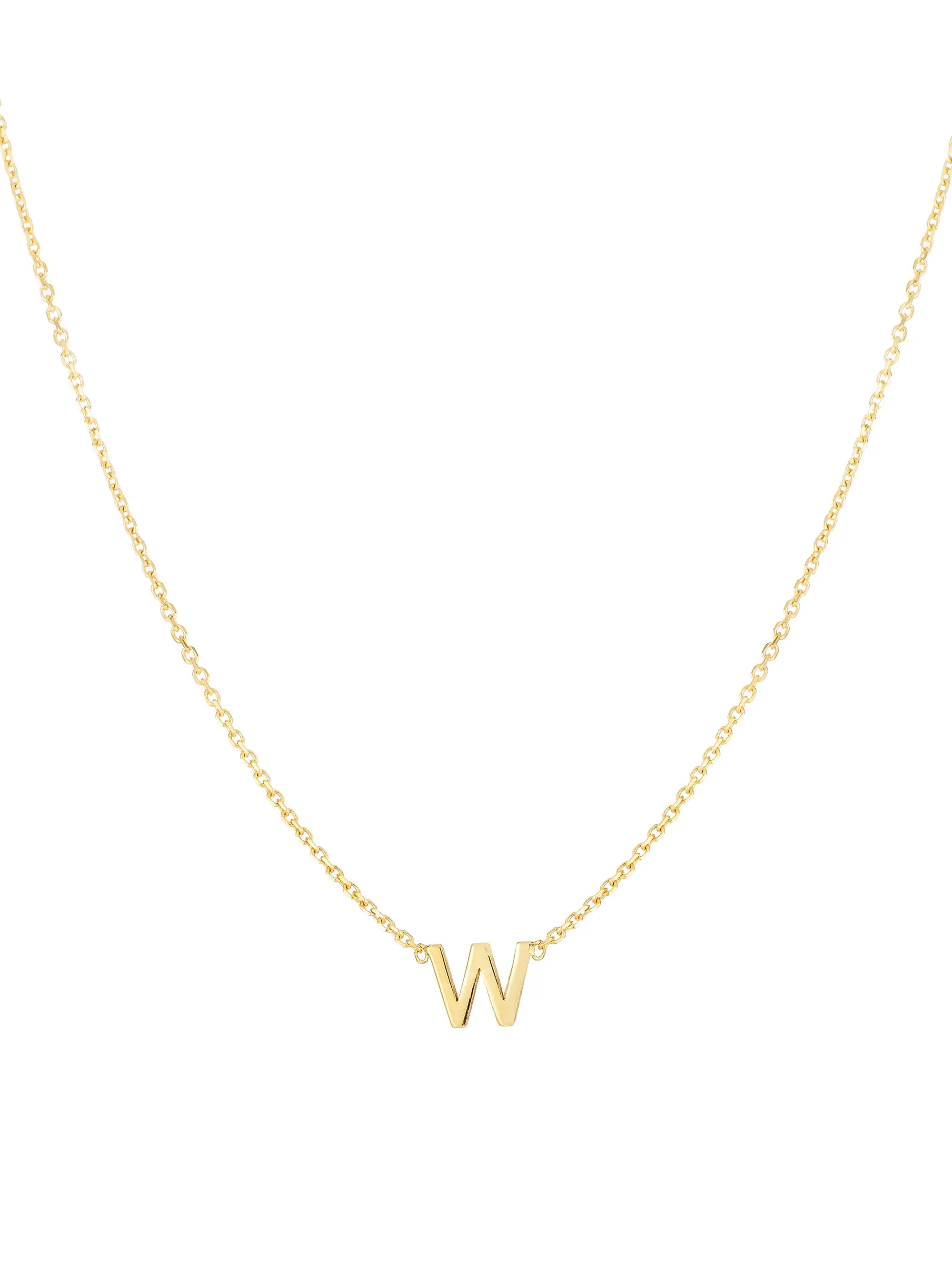 Saks Fifth Avenue Collection 14K Yellow Gold Initial Pendant Necklace | Saks Fifth Avenue | Saks Fifth Avenue