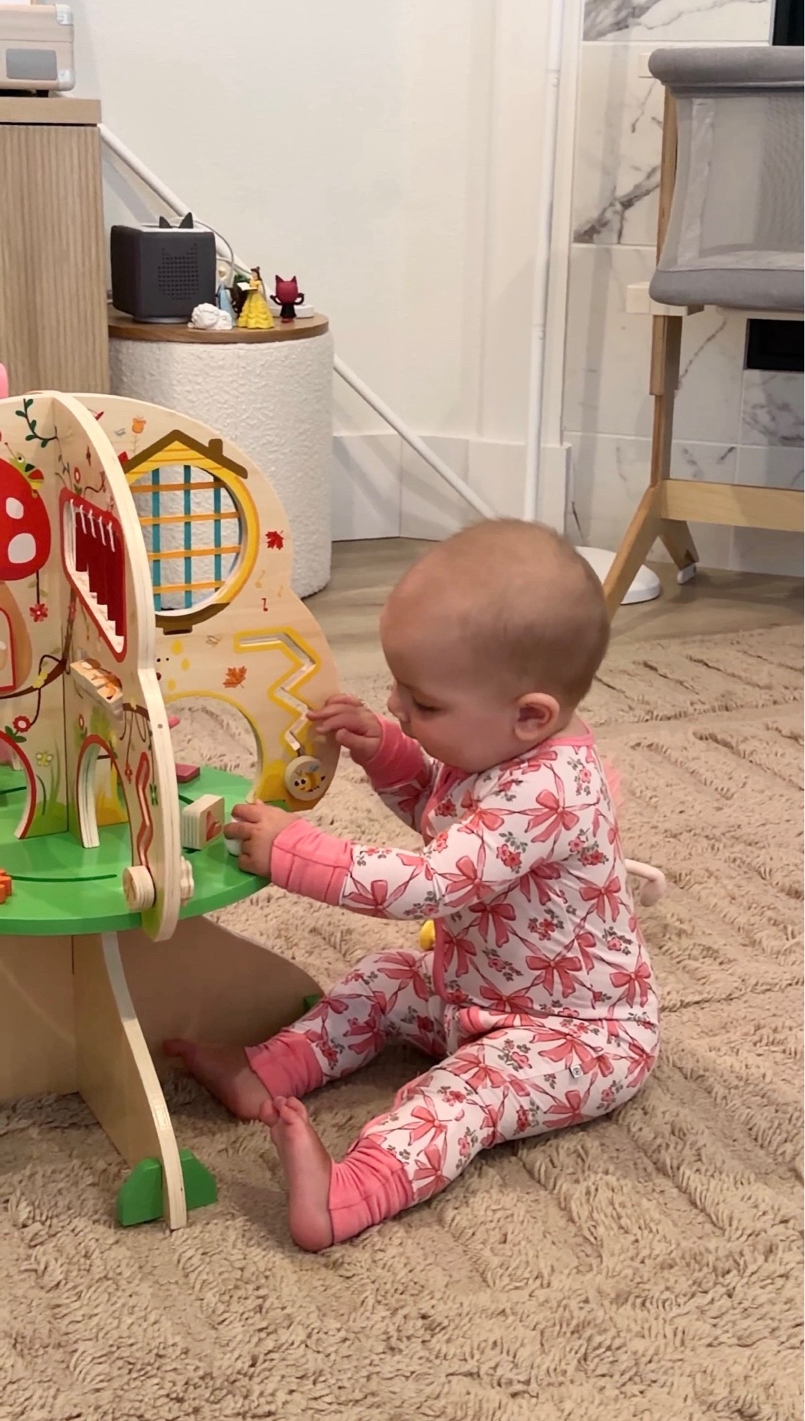 We love wooden activity centers!