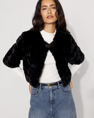 Faux Fur Bolero | White House Black Market