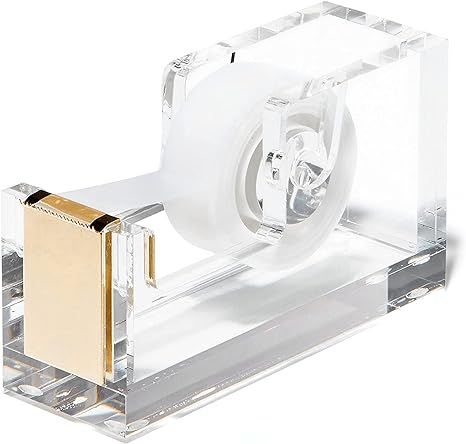 OfficeGoods Acrylic Tape Dispenser - Beautiful Modern Accessory for The Stylish Desk at Home, The... | Amazon (US)