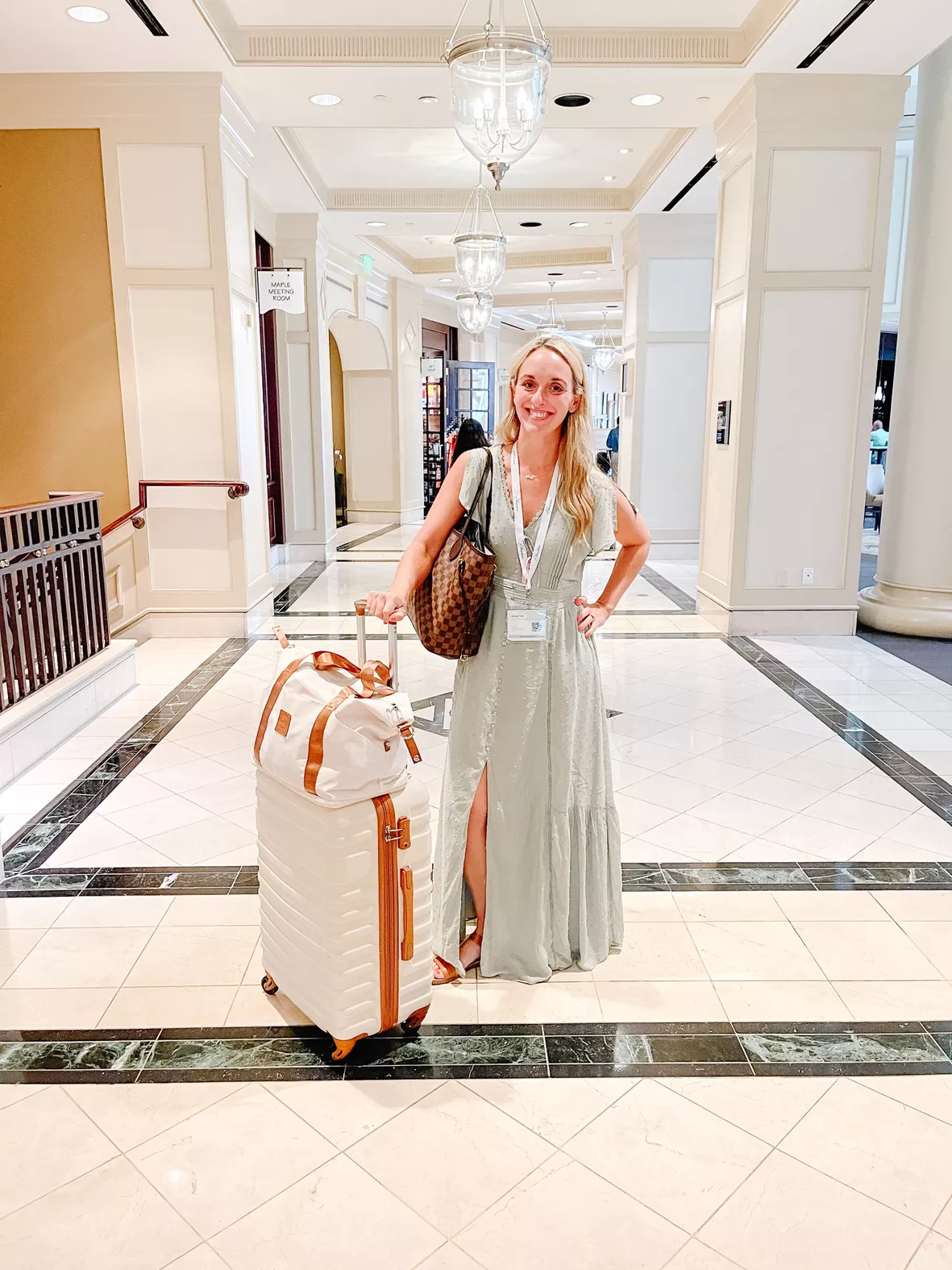 Large Louis Vuitton luggage Set suitcase bag