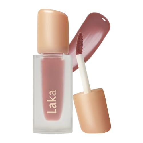 Laka Fruity Glam Tint, 4.5g/0.15oz, Glowing Lip Stain with Wide Color Spectrum, Hydrating & Lightweight Texture, Long-Lasting Bold Stain, Non-Sticky, Vegan, K-Beauty (#141 Compote) | Amazon (US)