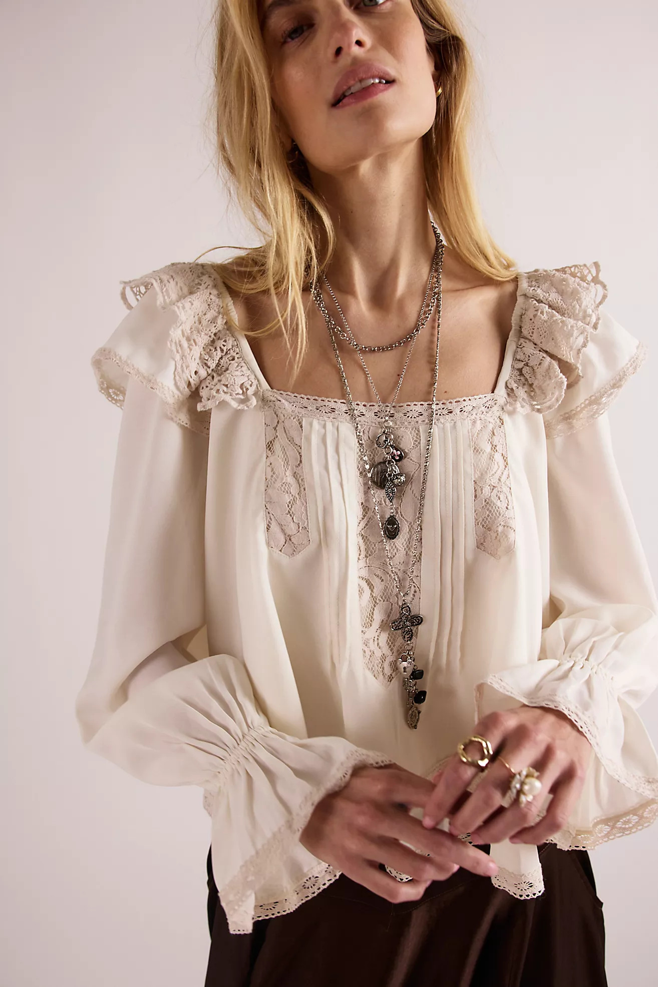 Francie Silky Blouse | Free People (UK)