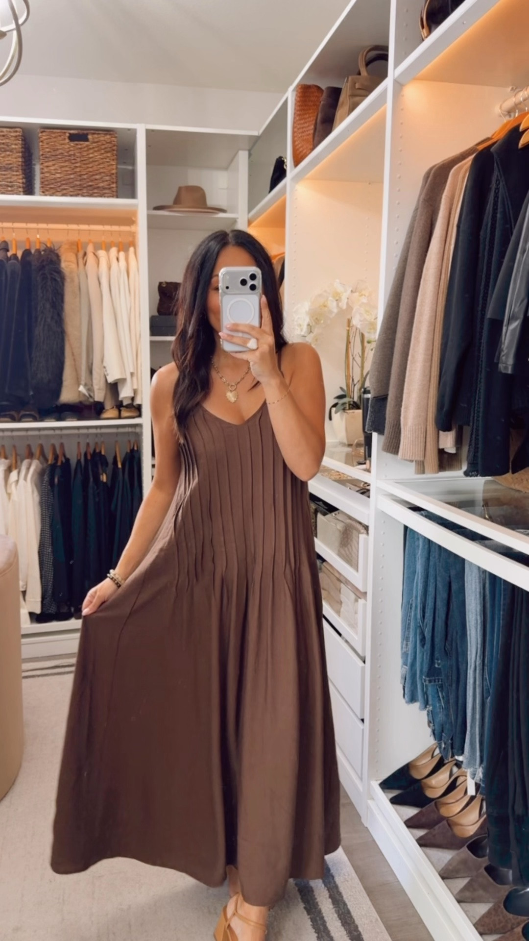 Love this dress- boho vibes- 
Fits TTS wearing a small

#LTKootd #LTKOver40